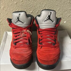 Jordan Red and Black Sneakers Iconic Design